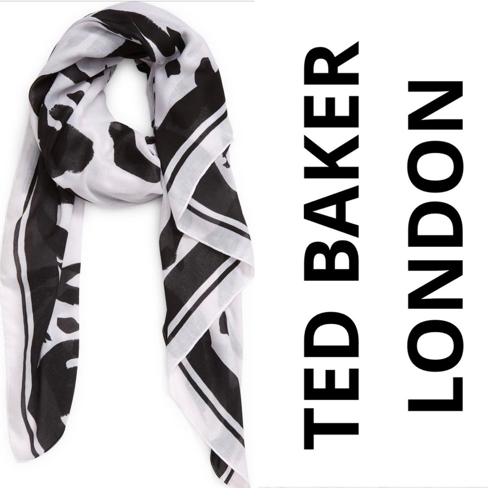 Ted Baker London abstract scarf brand new with tags